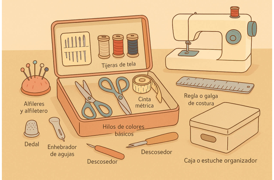Imprescindibles en tu kit de costura para principiantes